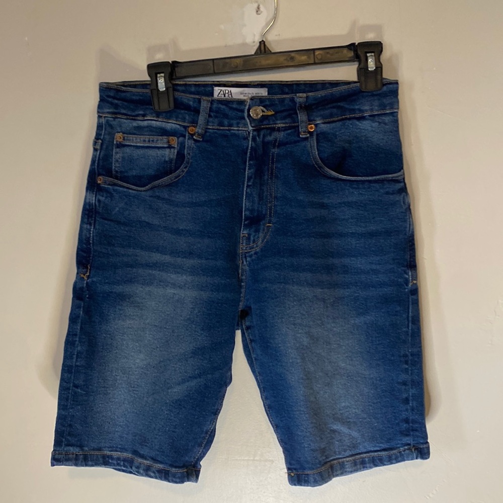 Zara man denim shorts